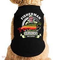 Fishing Tournament Big Catch Doggie Tank thumb 0