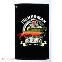 Fishing Tournament Big Catch Golf Towel thumb 0