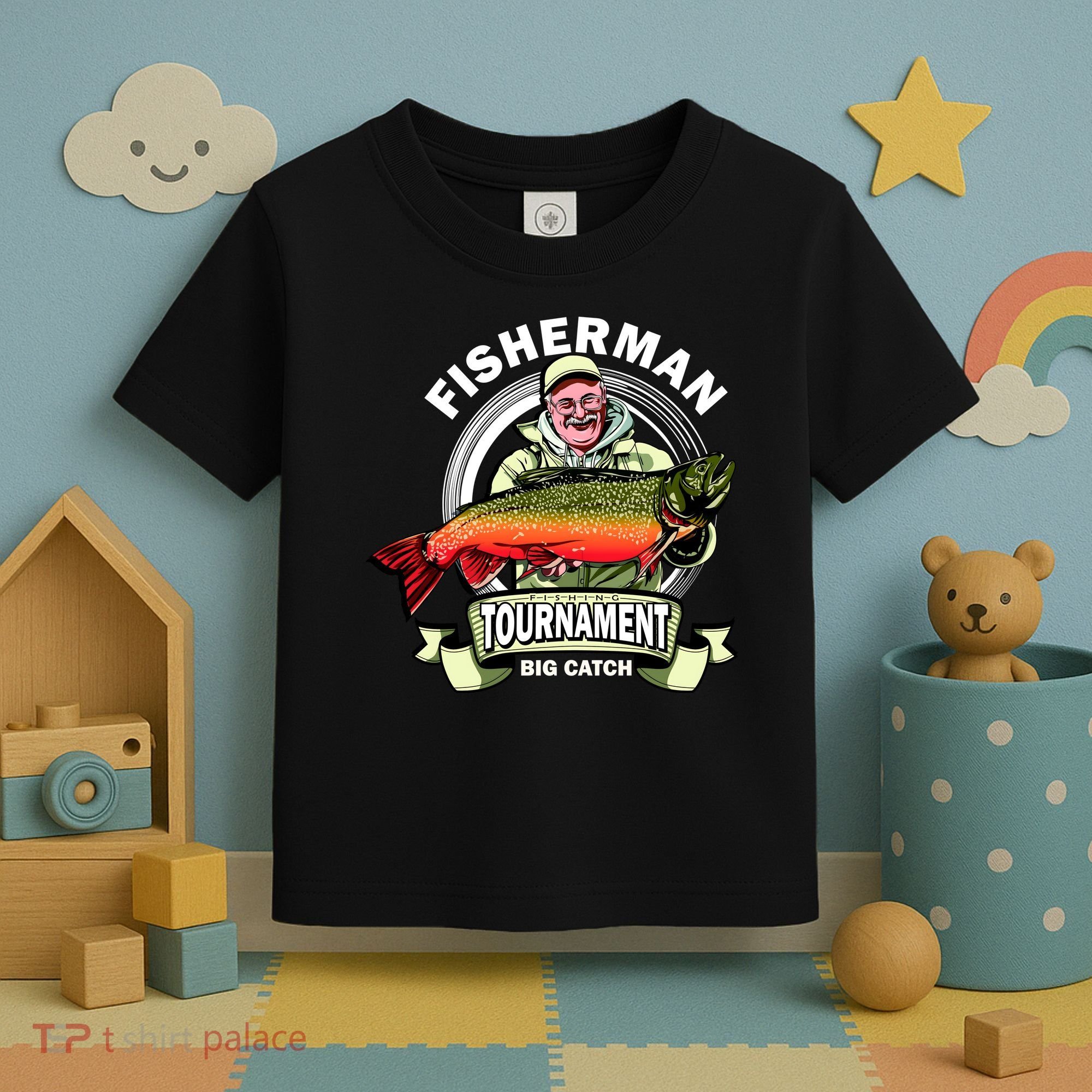 Fishing Tournament Big Catch Toddler T-Shirt