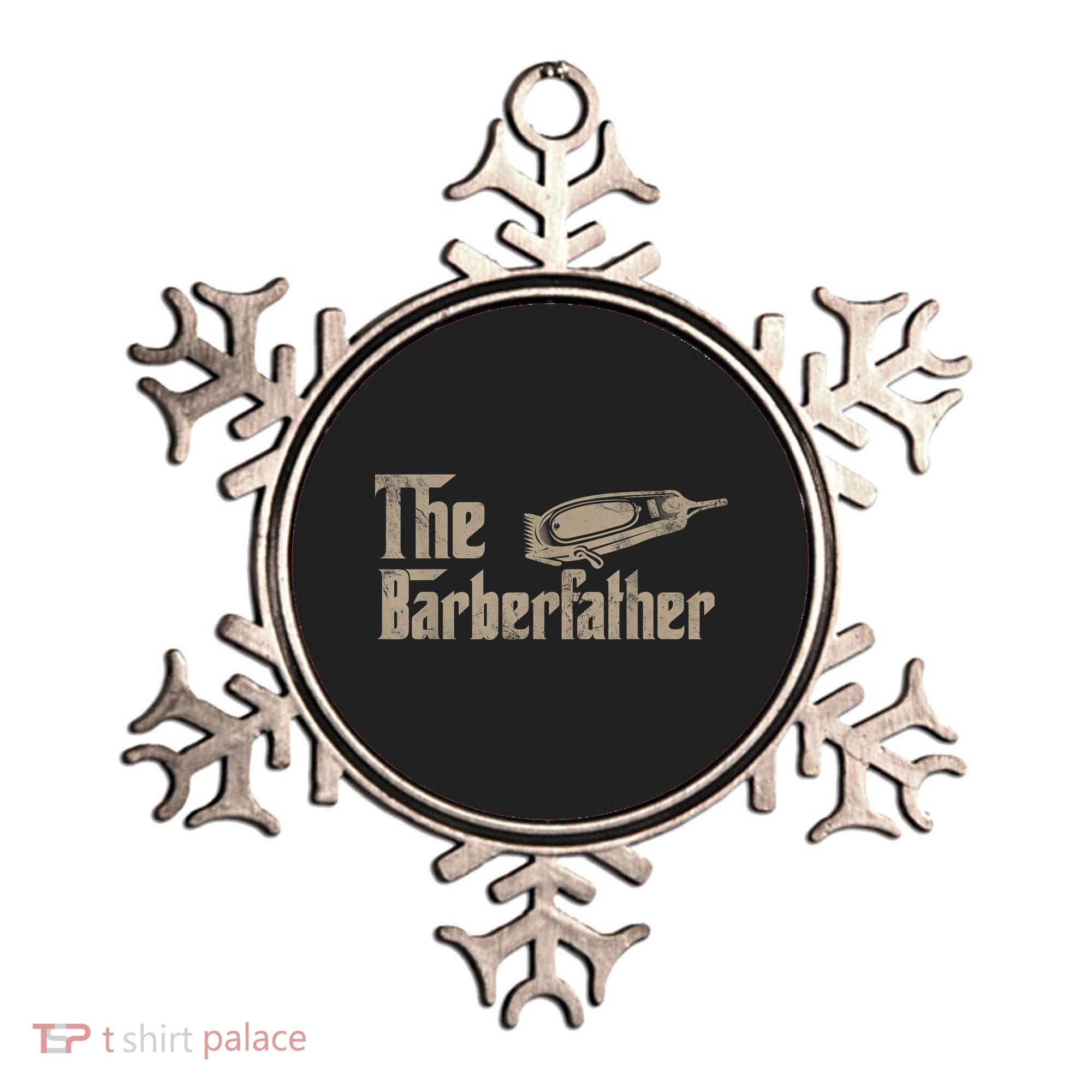 Funny The Barber Father Halloween Christmas Barber Ornament