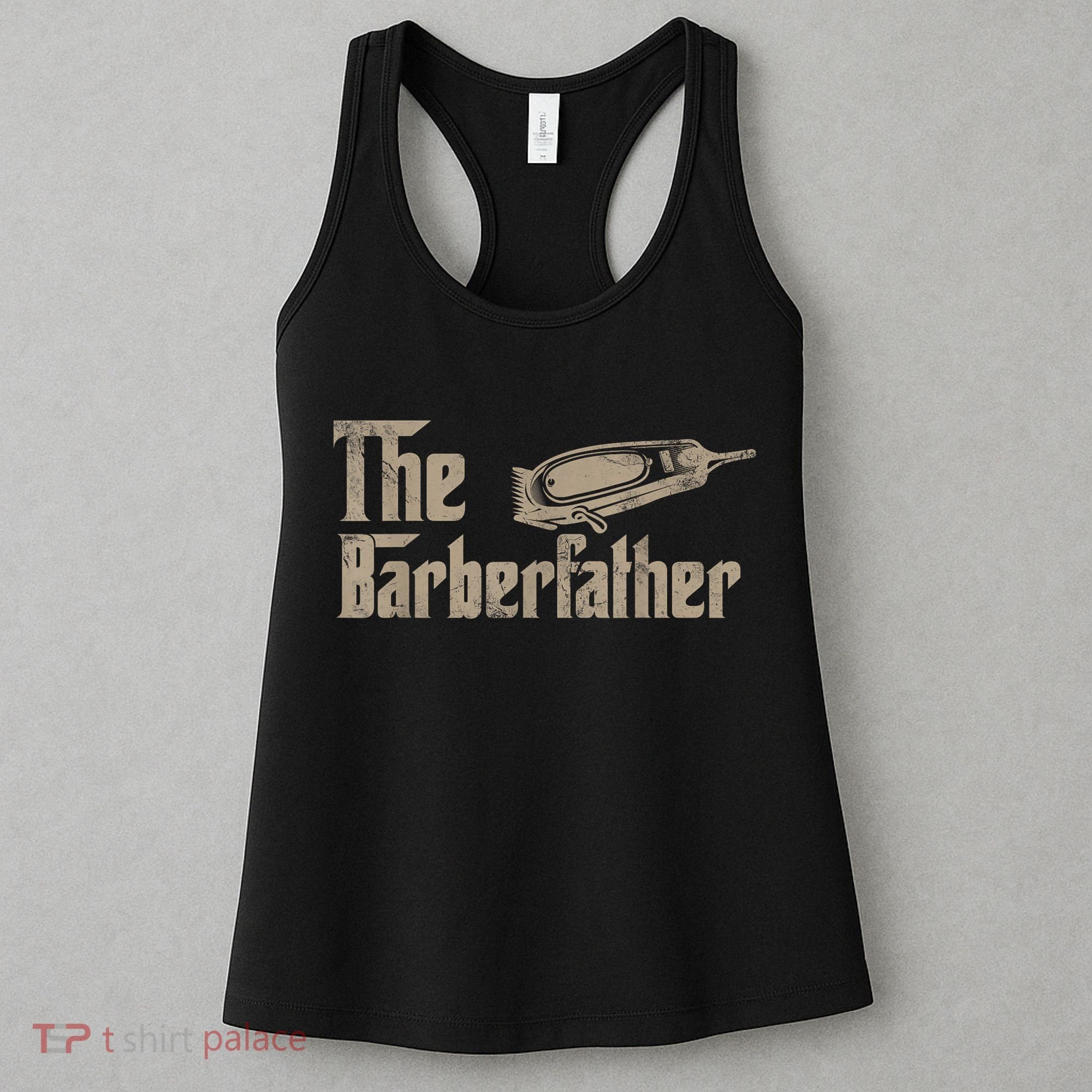 Funny The Barber Father Halloween Christmas Barber Women's Tank Top