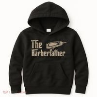 Funny The Barber Father Halloween Christmas Barber Kids Hoodie thumb 0