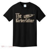 Funny The Barber Father Halloween Christmas Barber Kids T-Shirt thumb 0