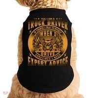 Funny Trucker Big Rig Semi Truck Driver Quote 18 Wheeler Gift Doggie Tank thumb 0