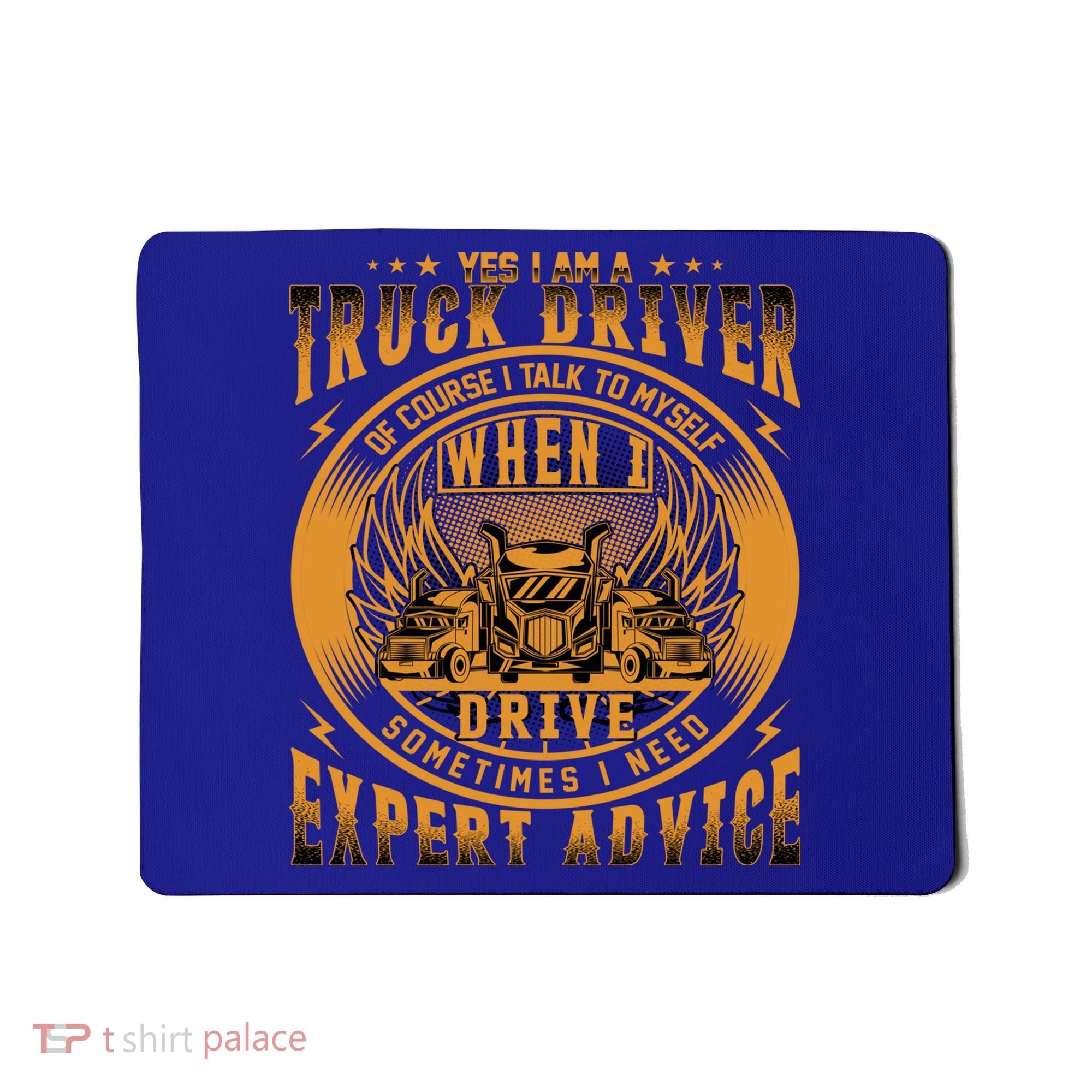 Funny Trucker Big Rig Semi Truck Driver Quote 18 Wheeler Gift Mousepad