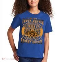 Funny Trucker Big Rig Semi Truck Driver Quote 18 Wheeler Gift Kids T-Shirt thumb 2