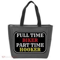 Full Time Biker, Part Time Hooker Tote Bag thumb 0