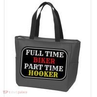 Full Time Biker, Part Time Hooker Tote Bag thumb 3