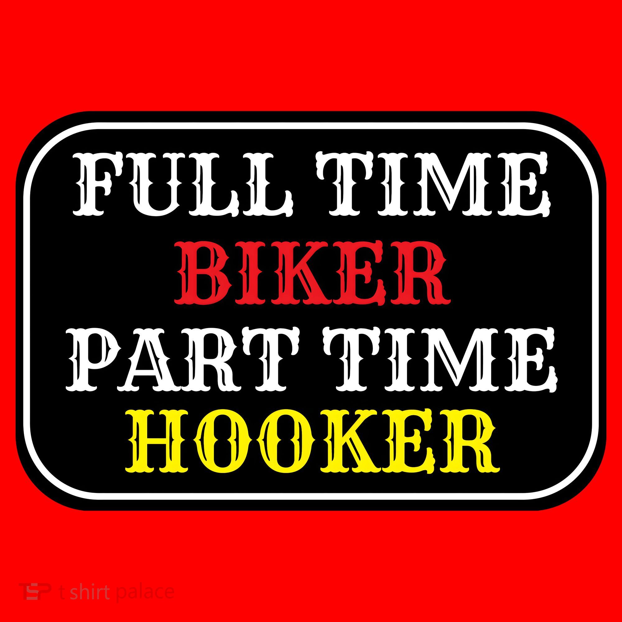 Full Time Biker, Part Time Hooker Santa Hat