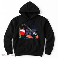 Fishing The Big One Year 1st First Birthday Little Fisherman Funny Hoodie thumb 0
