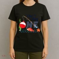 Fishing The Big One Year 1st First Birthday Little Fisherman Funny T-Shirt thumb 4