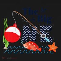 Fishing The Big One Year 1st First Birthday Little Fisherman Funny T-Shirt thumb 7