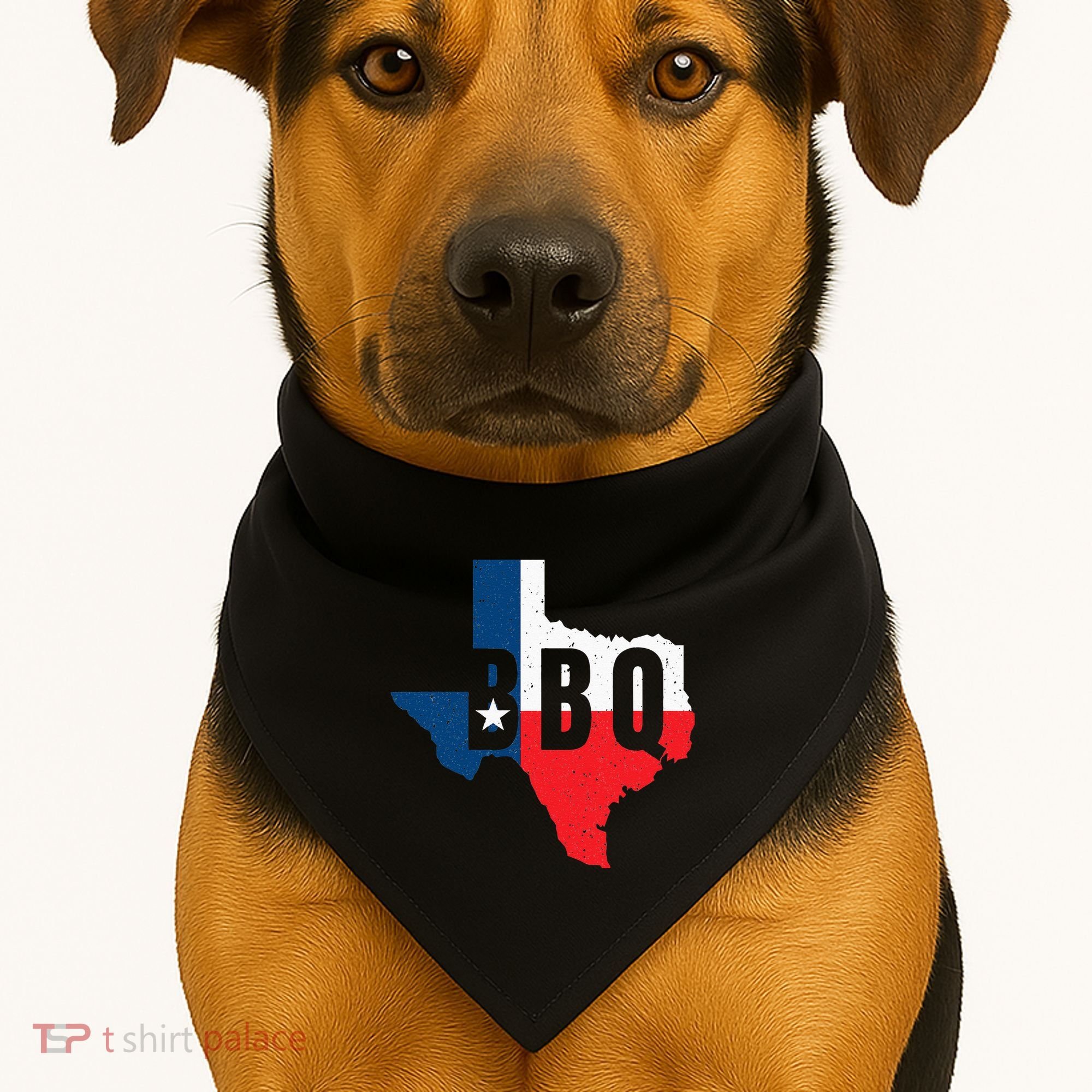 Funny Texas BBQ Grilling Or Smoking Meat USA-Made Doggie Bandana