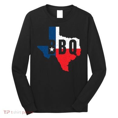 Funny Texas BBQ Grilling Or Smoking Meat Long Sleeve Shirt