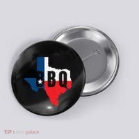 Funny Texas BBQ Grilling Or Smoking Meat Button thumb 0