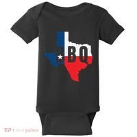 Funny Texas BBQ Grilling Or Smoking Meat Baby Bodysuit thumb 0