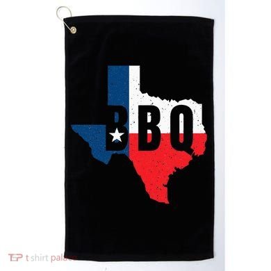 Funny Texas BBQ Grilling Or Smoking Meat Golf Towel