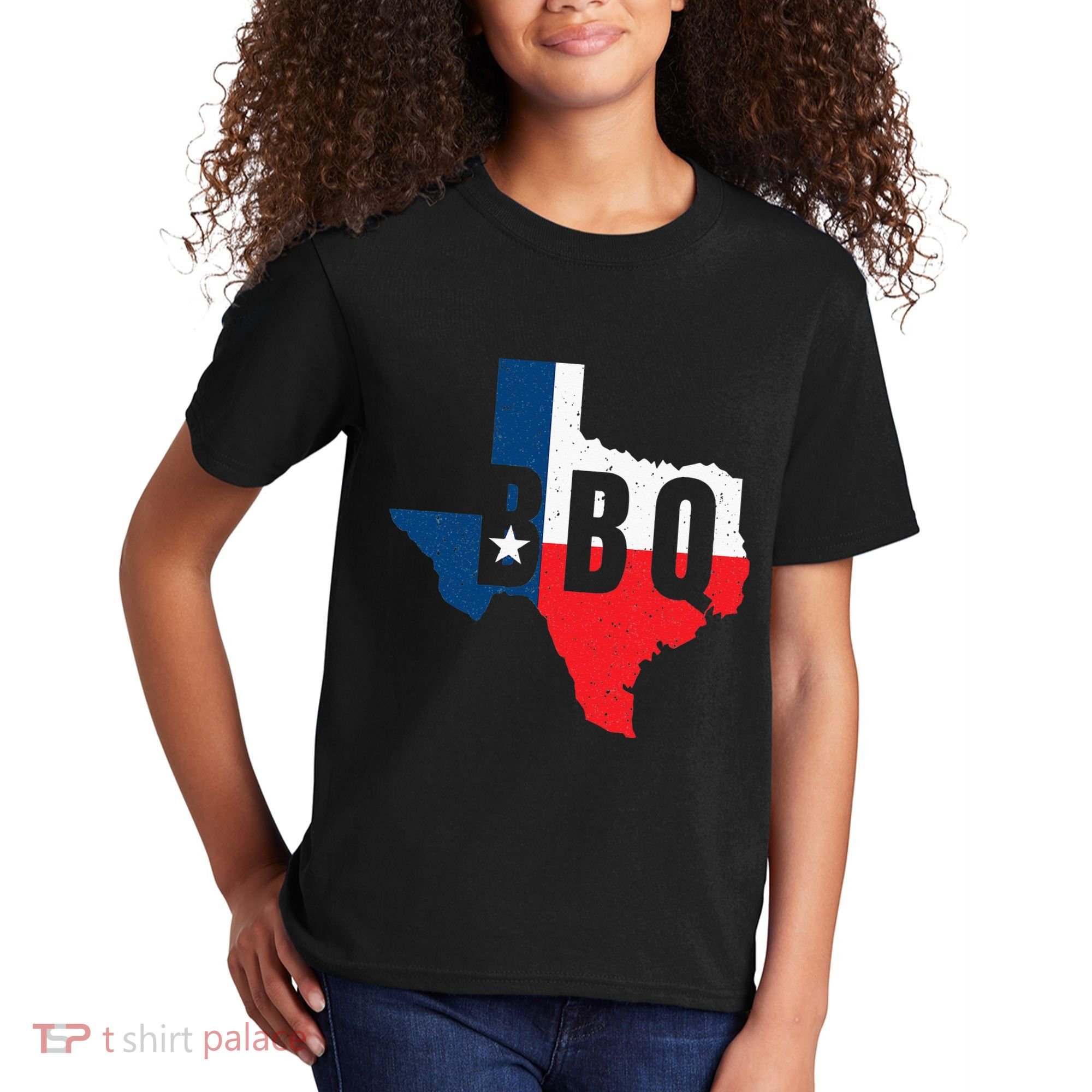 Funny Texas BBQ Grilling Or Smoking Meat Kids T-Shirt