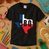 Funny Texas BBQ Grilling Or Smoking Meat Kids T-Shirt thumb 3