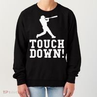 Funny Touchdown Baseball Football Sports Gift Women's Sweatshirt thumb 0
