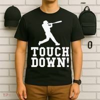 Funny Touchdown Baseball Football Sports Gift T-Shirt thumb 6