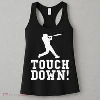 Funny Touchdown Baseball Football Sports Gift Women's Tank Top thumb 3
