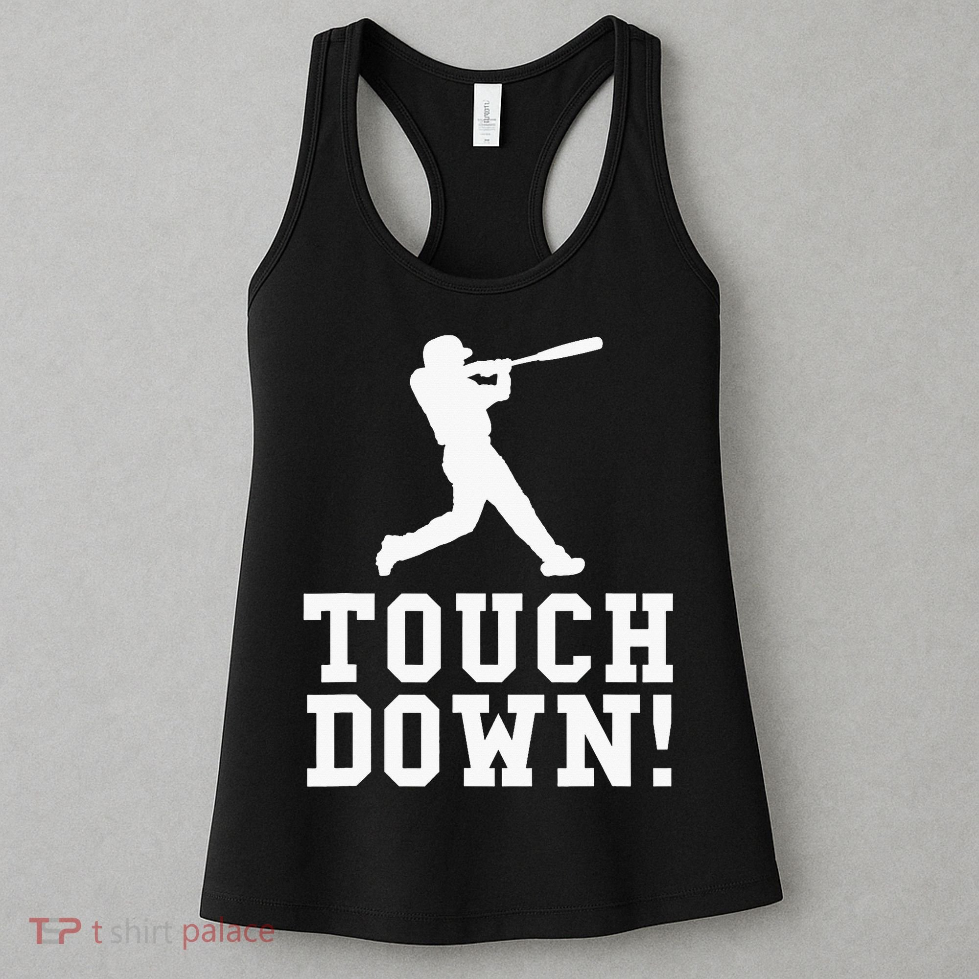 Funny Touchdown Baseball Football Sports Gift Women's Tank Top