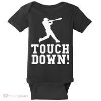 Funny Touchdown Baseball Football Sports Gift Baby Bodysuit thumb 0