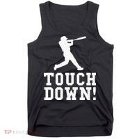 Funny Touchdown Baseball Football Sports Gift Tank Top thumb 0
