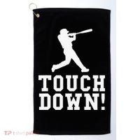 Funny Touchdown Baseball Football Sports Gift Golf Towel thumb 0