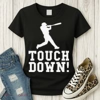 Funny Touchdown Baseball Football Sports Gift Women's T-Shirt thumb 3