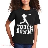 Funny Touchdown Baseball Football Sports Gift Kids T-Shirt thumb 2
