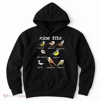 Funny Tit Birds Birdwatcher Hoodie