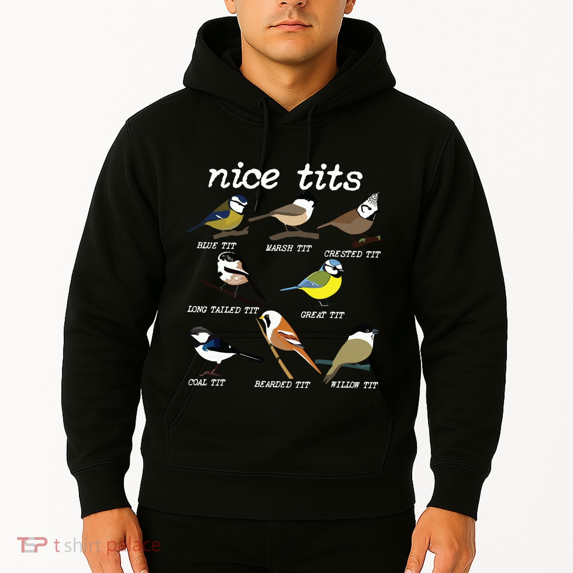 Funny Tit Birds Birdwatcher Hoodie