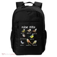Funny Tit Birds Birdwatcher Backpack thumb 0
