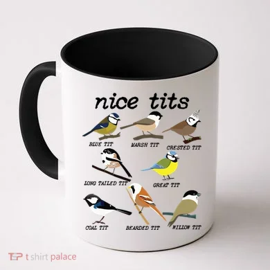Funny Tit Birds Birdwatcher Coffee Mug