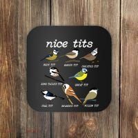 Funny Tit Birds Birdwatcher Coaster thumb 0