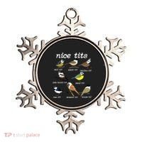 Funny Tit Birds Birdwatcher Ornament thumb 0