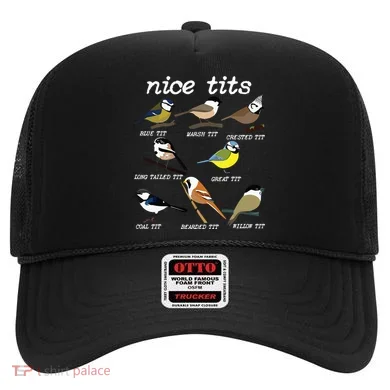 Funny Tit Birds Birdwatcher Hat