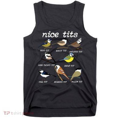 Funny Tit Birds Birdwatcher Tank Top