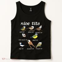 Funny Tit Birds Birdwatcher Tank Top thumb 2