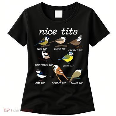 Funny Tit Birds Birdwatcher Women's T-Shirt