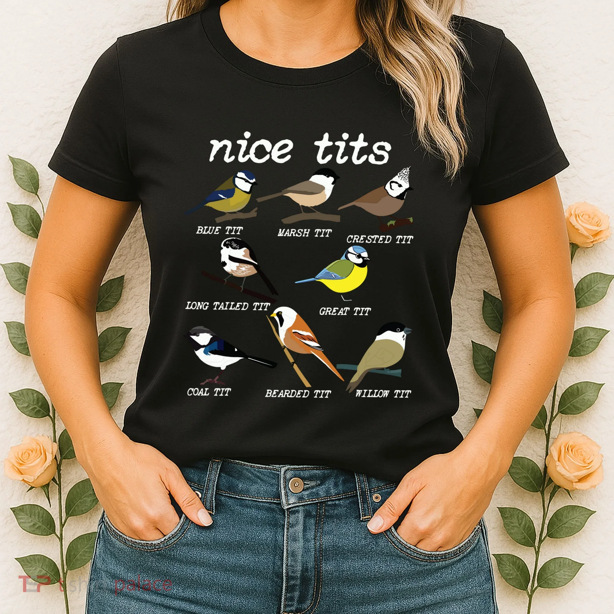 Funny Tit Birds Birdwatcher Women's T-Shirt