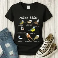 Funny Tit Birds Birdwatcher Women's T-Shirt thumb 3