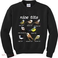 Funny Tit Birds Birdwatcher Kids Sweatshirt thumb 0