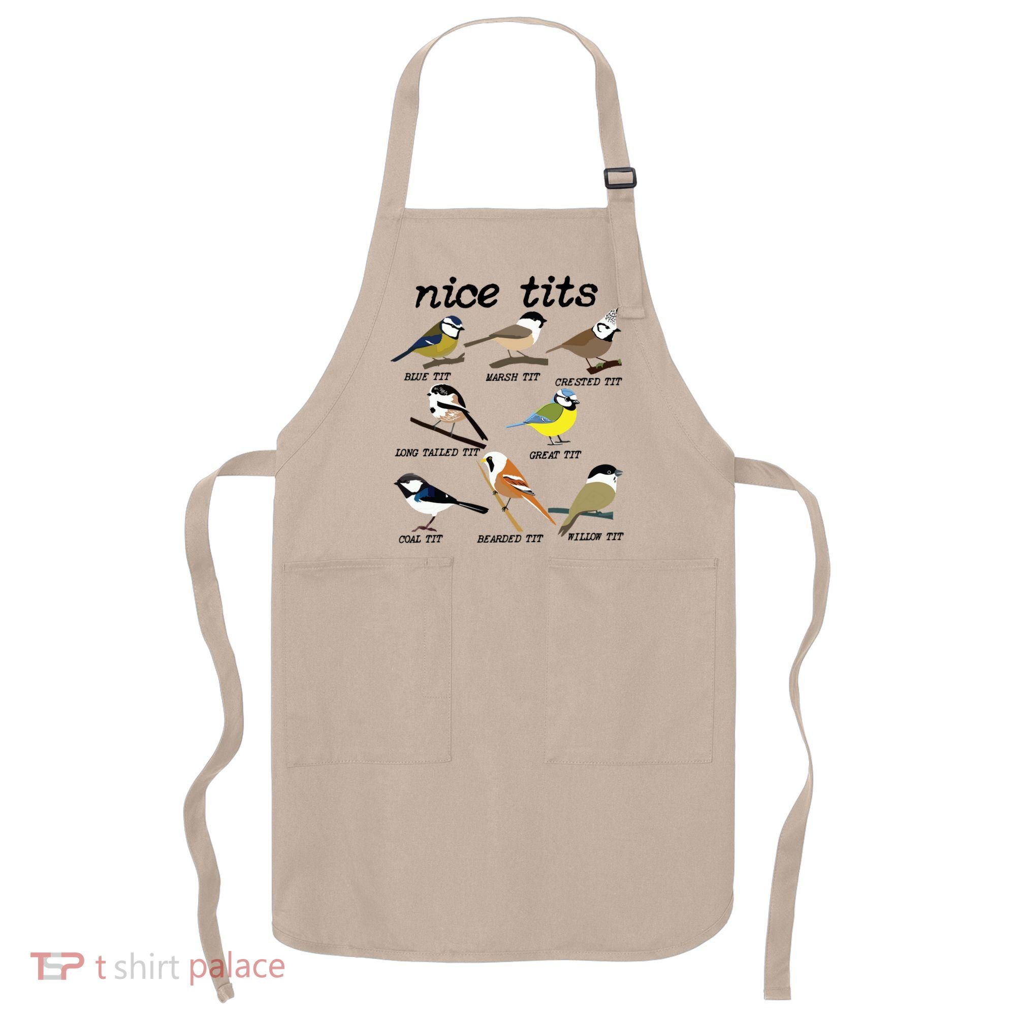 Funny Tit Birds Birdwatcher Apron