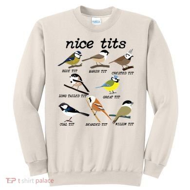 Funny Tit Birds Birdwatcher Sweatshirt
