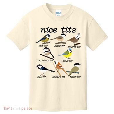 Funny Tit Birds Birdwatcher Kids T-Shirt
