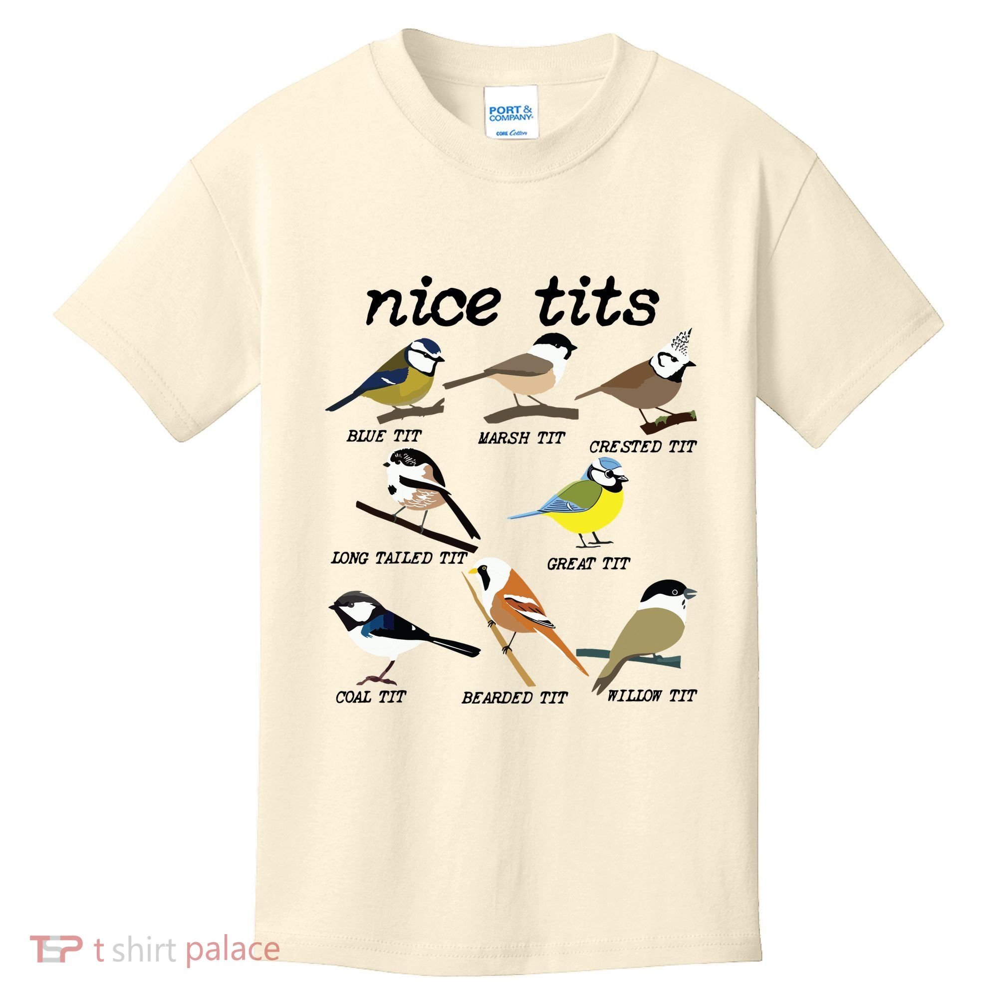 Funny Tit Birds Birdwatcher Kids T-Shirt