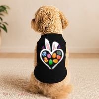 Funny Teacher Bunny Heart Easter Eggs Rabbit Easter Day Doggie Tank thumb 2